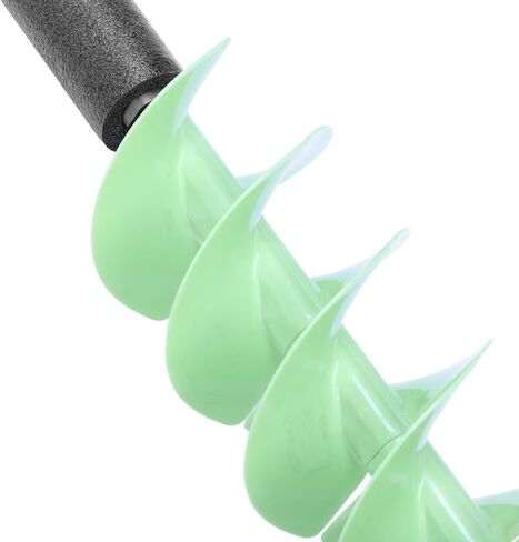 Fafeicy Ice Drill Auger بطول 28 بوصة وقطر دوار 8 بوصات من مادة النايلون مع محول لأجسام المياه العميقة وطبقات الجليد السميكة in Saudi Arabia