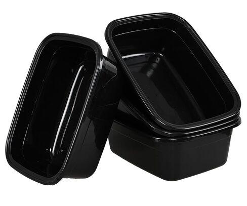 Sadstory 18 Quart Black Plastic Wash Tub, Rectangular Dishpan, 3 Packs in Saudi Arabia