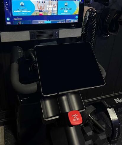 Phone & Tablet Holder for Exercise Bike – Designed for the NordicTrack S22i - Stable Mount for Indoor Cycling in Saudi Arabia