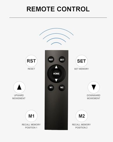 Universal Motorized TV Mount with Remote - Motorized TV Stand with Tempered Glass Base, TV Lift for Desktop and Floor in Saudi Arabia