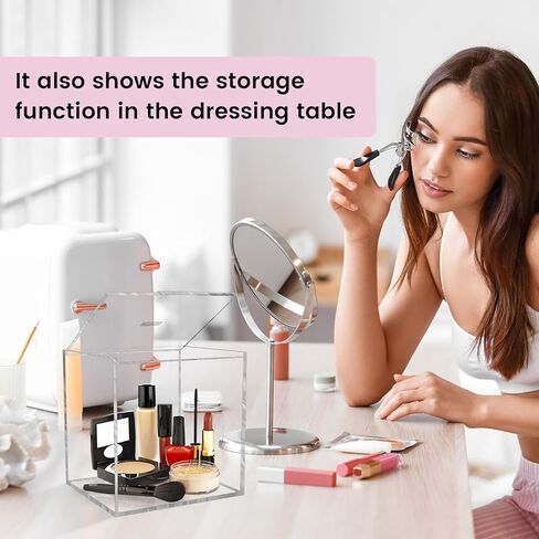 Disposable Facial Towel Storage Box, Acrylic Box for Clean Towels XL (NOT Included), Acrylic Disposable Face Towelette Holder Container in Saudi Arabia