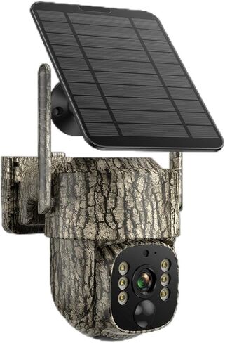 كاميرا VOOPEAK Trail، كاميرا ألعاب خلوية 4G LTE مع بث مباشر، كاميرا صيد 2.5K بطارية لاسلكية تعمل بالطاقة الشمسية مع عرض وتشغيل 360 درجة، رؤية ليلية، تنشيط الحركة، كاميرا صوتية ثنائية الاتجاه للحياة البرية in Kuwait