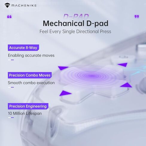 Machenike G3S Wireless Gaming Controller for Windows PC,Switch,Android,LED Backlight Dual Vibration Motors, Dual Connection Modes,Plug and Play PC Controller [video game] in Saudi Arabia