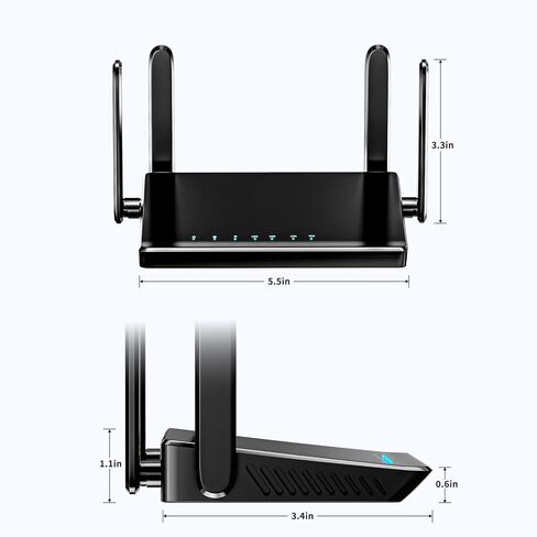 KKH 2.4ghz WiFi Router, Portable Travel Easy Setup Wireless Internet Network Pocket-Sized Long Range Wi-Fi Routers, High Speed up to 300mbps for Hotel Home Smart TV PC Computer Phone Gaming in Saudi Arabia