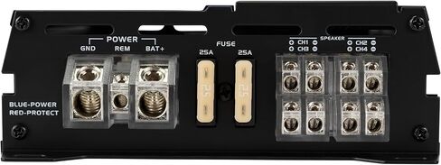 مضخم صوت JENSEN JA4CH Class-D ذو 4 قنوات مع زوج مكبرات صوت لباب السيارة بأربعة اتجاهات مقاس 6.5 بوصة وحزمة مكبرات صوت للسيارة بأربعة اتجاهات مقاس 6 × 9 بوصة in Saudi Arabia
