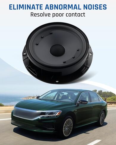 5C6035454A مكبر صوت للباب الأمامي VW Volkswagen Passat Jetta 2011-2022 6 بوصة مكبر صوت باس للسائق الأيسر أو جانب الركاب الأيمن 1 قطعة in Kuwait