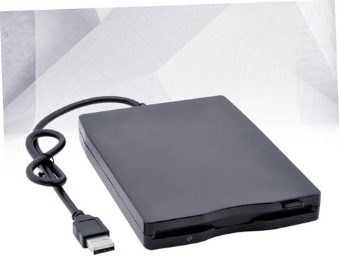 KALLORY External USB Floppy Drive for Laptop USB High Speed Data Transfer Portable Cd DVD Drive Shock and Noise Reduction Technology in Kuwait