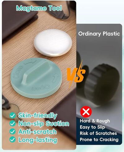 for AirTag Battery Replacement Tool & Opener with Open/Close Direction, Precision Silicone Removal and Reassembly Tool, Easy Twist Off Non-Scratch Grip Accessory, Green (1 Set) in Saudi Arabia