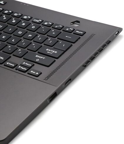 BestParts Gray Palmrest with Backlit Keyboard Replacement for Asus ROG Zephyrus G15 GA503Q GA503R, G16 GU603H GU603V GU603Z, US Layout in Saudi Arabia