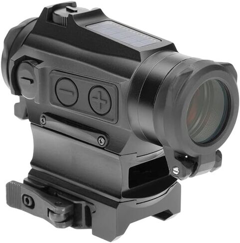 HOLOSUN HS515CM أحمر 2 MOA Dot و65 MOA Circle Micro Sight للبندقية - مشهد LED يعمل بالطاقة الشمسية/البطارية مع نظام شبكاني متعدد و12 إعدادًا للسطوع in Saudi Arabia