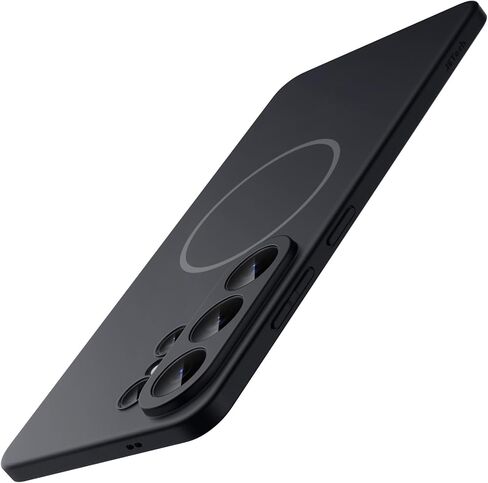 JETech Magnetic Slim Case for Samsung Galaxy S26 Ultra, Compatible with MagSafe, Anti-Slip Grip & Full Camera Lens Protection, Ultra-Thin Lightweight Matte Finish Phone Cover (Black) in Saudi Arabia