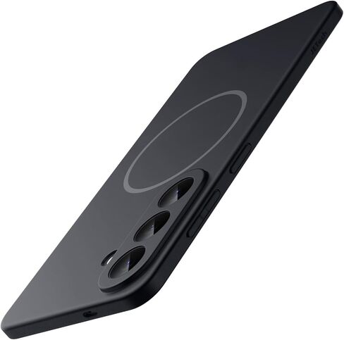 JETech Magnetic Slim Case for Samsung Galaxy S26 Ultra, Compatible with MagSafe, Anti-Slip Grip & Full Camera Lens Protection, Ultra-Thin Lightweight Matte Finish Phone Cover (Black) in Saudi Arabia