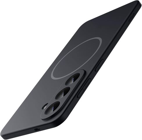JETech Magnetic Slim Case for Samsung Galaxy S26 Ultra, Compatible with MagSafe, Anti-Slip Grip & Full Camera Lens Protection, Ultra-Thin Lightweight Matte Finish Phone Cover (Black) in Saudi Arabia