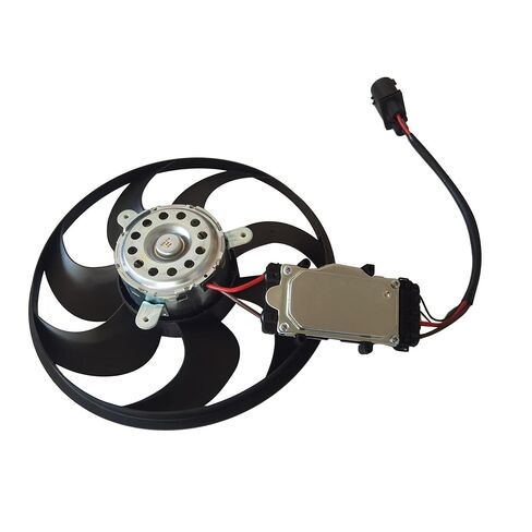 Partsflow Condenser Cooling Fan for 2005 2006 2008 2009 2010 Porsche Cayenne for 2004 2005 2006 2007 2008 2009 2010 Volkswagen Touareg in Saudi Arabia