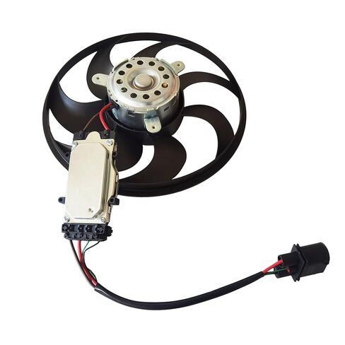 Partsflow Condenser Cooling Fan for 2005 2006 2008 2009 2010 Porsche Cayenne for 2004 2005 2006 2007 2008 2009 2010 Volkswagen Touareg in Saudi Arabia