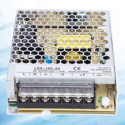 Berm Switching Power Supply, 100W LED Driver Transformer 12V 24V AC DC Converter, with LED Indicator and Protection, for Electronic Accessories 85 264VAC Input (LRS-100-12) in Saudi Arabia