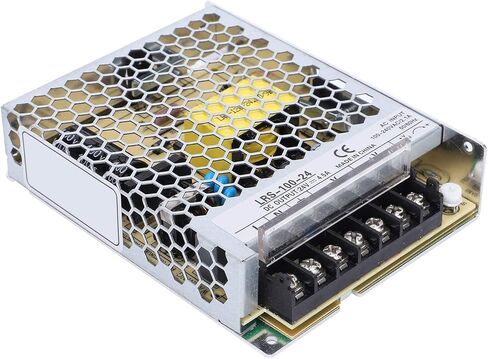 Berm Switching Power Supply, 100W LED Driver Transformer 12V 24V AC DC Converter, with LED Indicator and Protection, for Electronic Accessories 85 264VAC Input (LRS-100-12) in Saudi Arabia