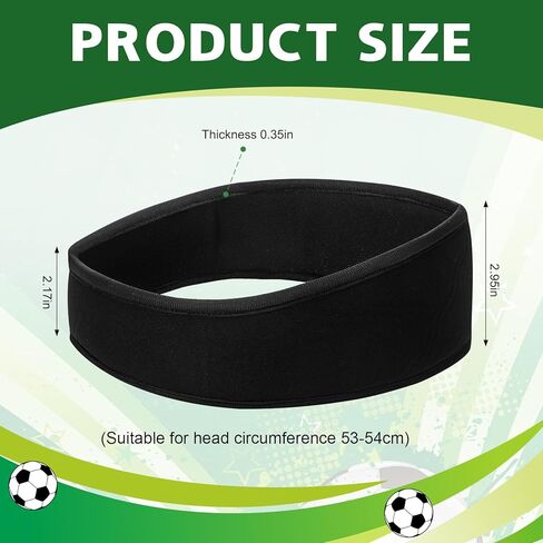 2 Pcs Protective Headgear for Soccer Flag Football Sport Headband with Foam Padded Head Guards Accessories for Women Men Athletic in Saudi Arabia