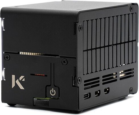 KKSB Case for Raspberry Pi 5 – Tall Aluminum Case for Dual Hats & NVMe Hats, Compatible with Official Raspberry Pi Cooler in Saudi Arabia