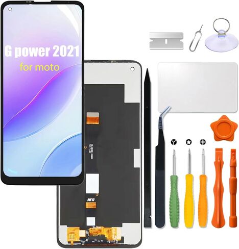Replacement for Motorola Moto G Power 2021 LCD Screen for Moto gPower (2021) XT2117 XT2117-3 XT2117-4 LCD Touch Screen Display Panel Digitizer Assembly with Repair kit in Saudi Arabia