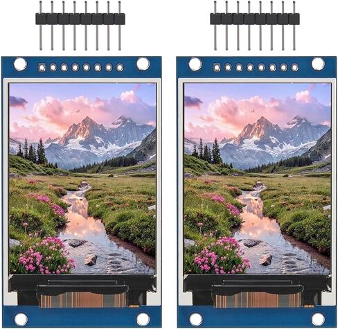 AITRIP 2PCS 2.0 inch TFT Display OLED LCD Drive IC ST7789V 240RGBx320 Dot-Matrix Interface Compatible with Arduino, Raspberry Pi, ESP32, STM32 in Saudi Arabia