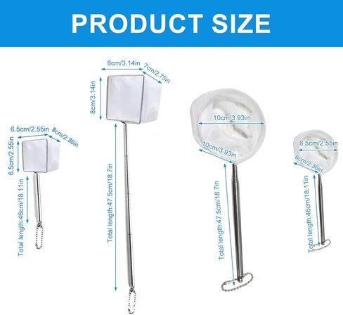 Fishing Landing Net with Telescoping Handle, Fishing Landing Net Freshwater, Bass, Trout Net, Compact Fishing Net for Catching Fish Shrimp and Aquariums Water Plant in Saudi Arabia