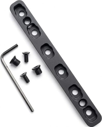 Gotical Durable Keymod to MLOK Adapter- Converts Keymod Hand Guard to MLOK-with a Converter and Screws- Rust-Free, Light Weight & Portabl (5") in Saudi Arabia