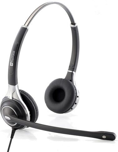 سماعة أذن مزدوجة ممتازة مع ميكروفون فائق إلغاء الضوضاء مع كابل USB وHIS لـ Avaya IP 1608، 1616، 9601، 9608، 9611، 9611G، 9620، 9621، 9630، 9631، 9640، 9641، 9650، 9670، J139، J169 و J179 in Kuwait