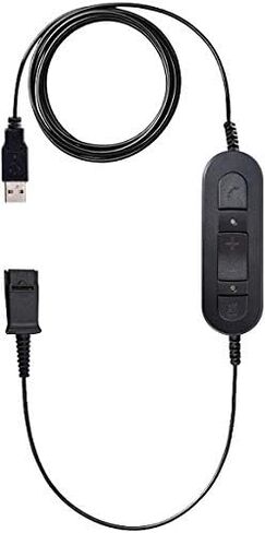سماعة أذن مزدوجة ممتازة مع ميكروفون فائق إلغاء الضوضاء مع كابل USB وHIS لـ Avaya IP 1608، 1616، 9601، 9608، 9611، 9611G، 9620، 9621، 9630، 9631، 9640، 9641، 9650، 9670، J139، J169 و J179 in Kuwait