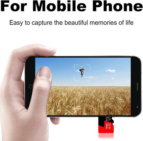 High Speed Micro SD Card with Adapter,120GB TF Card for Security Cameras, Smartphones,Tablets,Drones - U3,Class 10,A1,Full HD Video(Black) in Saudi Arabia