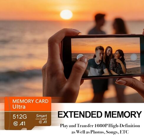 256GB Micro SD Card, Japanese Precision Manufacturing 4K Camera Pro, A2 V30 for Smartphone, Gopro, Action Cams, 4K UHD Video Recording, R/W up to 30 MB/s, with Adapter(Orange) in Saudi Arabia