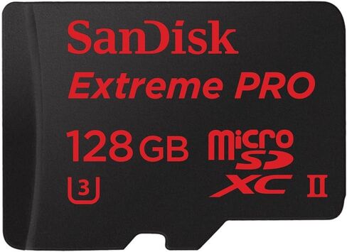 Sandisk Extreme Plus - Flash Memory Card - 128 GB - Microsdxc UHS-I - Black in Saudi Arabia