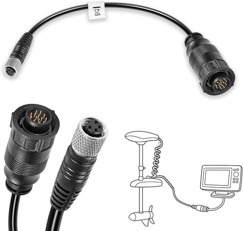بديل لكابل محول Minn Kota MKR-US2-13 Universal Sonar 2 لـ APEX، SOLIX، Onix، XPLORE Fish Finders & US2 Trolling Motors - مقاوم للماء - كابل سونار ثنائي الأبعاد - 1852073 in Saudi Arabia