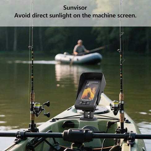 Fish Finder ABS Sun Shade Cover Compatible with Humminbird PiranhaMAX 4 DI and PiranhaMAX, Marine Electronics Accessory (Black) in Saudi Arabia