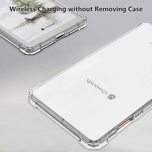 Aircawin Case for 6.13" Viwoods AiPaper Reader & AiPaper Reader Colour Mobile ePaper Case Clear 2025 Released,Shockproof Cover for Viwoods Aipaper E-Reader,Lightwheight Soft TPU Back Shell-Clear in Saudi Arabia