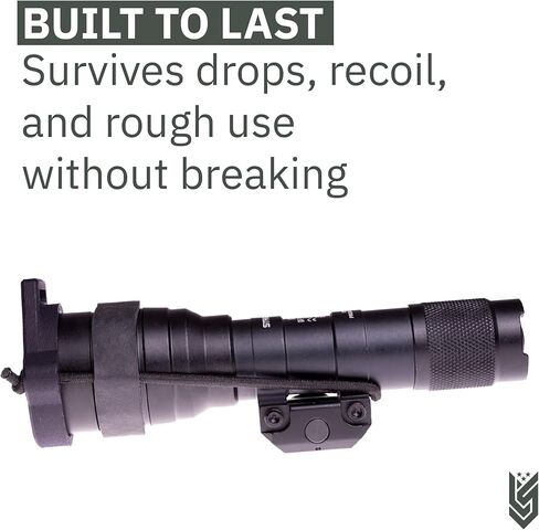 غطاء عدسة مصباح يدوي متين على الجانب الأيسر | متوافق مع Streamlight ProTac HLX وHLX Pro | ملحق ضوء السلاح in Kuwait