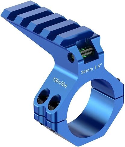 WestHunter Optics Precision 30mm/34mm Scope Ring Mount Adapter with Picatinny Rail & Built-in Spirit Bubble Level, Tactical Optics Alignment Accessory in Saudi Arabia