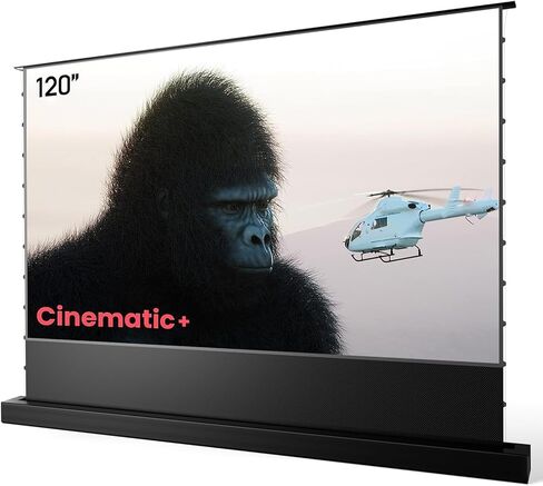 AWOL VISION LTV-3000Pro with 120" Motorized ALR Floor Rising Screen Bundle, Dolby Vision & Atmos, HDR10+, UST Laser TV Home Theater Projector with 120'' Station in Saudi Arabia