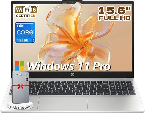 HP 2026 15.6" Laptop 250 G10, 64GB RAM & 2TB SSD, 13th Gen Intel i7-1355U (10-Core, Up to 5.0GHz), 15.6" FHD Display, Numeric Keypad, Webcam, Windows 11 Pro, WiFi 6, Bluetooth in Saudi Arabia