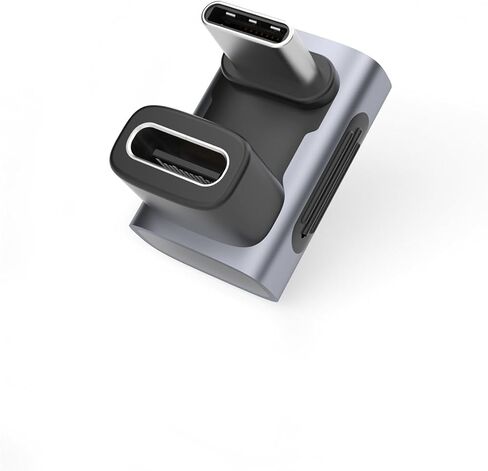 240W 40Gbps 8K USB C Adapter, USB-C Male to Female Adapter, USB4 Connecter for Thunderbolt 4/3, ROG Ally, Steam Deck, Switch, Dock, Mac, Tablet, iPhone 16 15 Pro Max (180 Degree) in Saudi Arabia