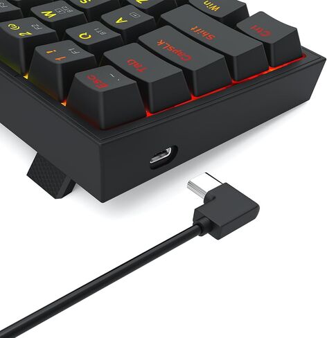 Redragon S144 Gaming Keyboard & Mouse Combo, 60% K617 Tri-Mode Wireless RGB Mechanical Keyboard and 7200 DPI Wireless Gaming Mouse Bundle, Convenient Shared Dongle in Saudi Arabia