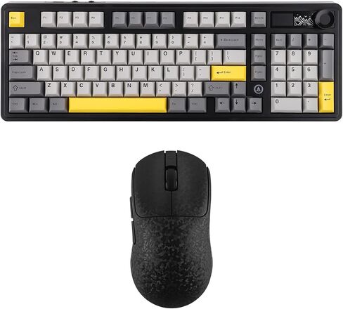 MechLands AJAZZ AK980 96% Gaming Keyboard with AJ199 Lightweight Gaming Mouse with Carbon Fiber Shell in Saudi Arabia
