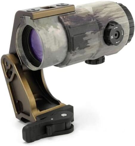 G45 5X Magnifier with 2.26 FTC Mount Combo，Quick Release and Flip-to-Center (FTC) Mechanism，CNC 7065 Alumnium，Black/FDE/TAC in Saudi Arabia