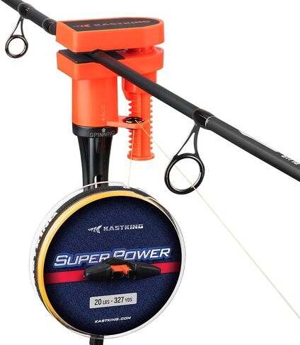 KastKing TrueWind Clamp-On Fishing Line Spooler, Portable Fishing Reel Spooler for Spinning & Baitcasting Reels, No Line Twist, Adjustable Tension, Built-in Line Cutter in Saudi Arabia