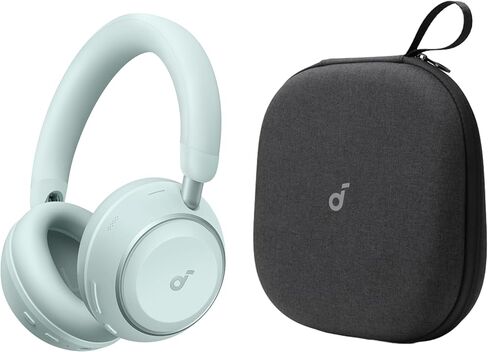 Soundcore Space 2 by Anker, Active Noise Cancelling Headphones with Protective Case, Comfortable Fit, 50H Playtime, LDAC Hi-Res Wireless Audio, Dual Connection, Clear Calls, Bluetooth 6.1, Nap Mode in Saudi Arabia