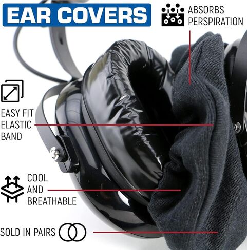 Rugged Radios Cloth Ear Covers for Aviation Pilot Headset Universal Fit with Kore Avcomm David Clark and Racing Radios Headsets in Saudi Arabia