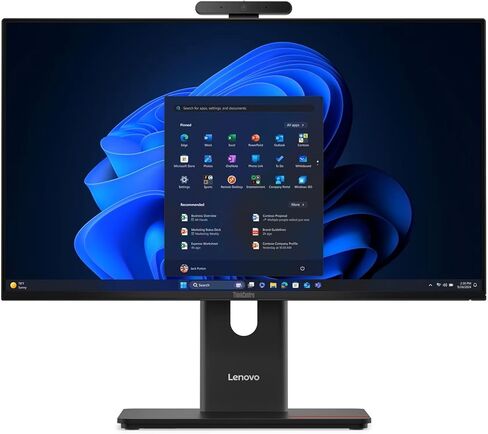 Lenovo ThinkCentre M70a Gen 6 All-in-One with Intel Core Ultra 7 265T vPro Processor, 24" 1920 x 1080 FHD Touchscreen Display, 32GB DDR5 RAM, 1TB of SSD, 5MP IR/RGB Camera, and Windows 11 Pro in Saudi Arabia