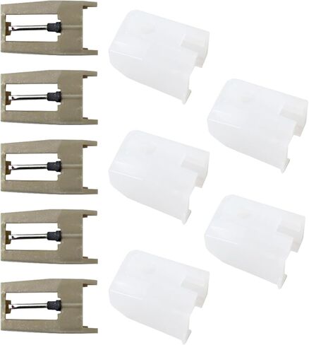 New Universal Record Player Needles 5 Pack - Compatible with Boytone BT-16DJB-C, BT-17TB, BT-17TBC, BT-21DJM-CDSP, BT-14TBB-SP, BT-15TBSM - Gold in Saudi Arabia