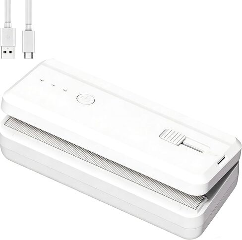 Mini Bag Sealer, 2-in-1 Heat Seal and Cut Bag Machine, USB-C Rechargeable Magnetic Heat Sealer, Portable Plastic Bag Sealing Machine in Saudi Arabia