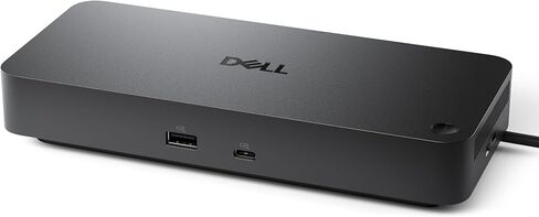 Dell Pro Dock WD25 - USB Type-C with DP Alt Mode Connector, DisplayPort/HDMI/USB 3.2 Gen2 Connectivity, Up to 100-Watt Power delivery - Black (Renewed) in Saudi Arabia